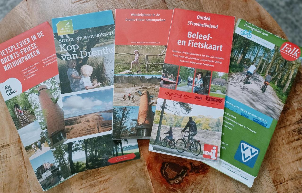 4P Chalet Tolve Met 4 Fietsen Vlakbij Natuurgebieden Drents Friese Wold, Fochteloerveen En Gevangenisdorp Veenhuizen Oosterwolde  Dış mekan fotoğraf