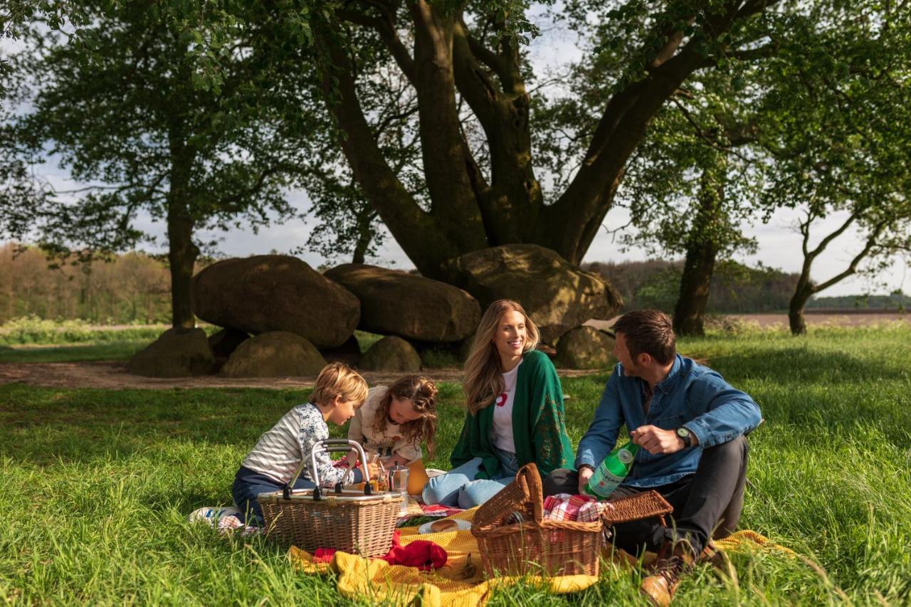 4P Chalet Tolve Met 4 Fietsen Vlakbij Natuurgebieden Drents Friese Wold, Fochteloerveen En Gevangenisdorp Veenhuizen Oosterwolde  Dış mekan fotoğraf